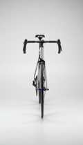 Brushed Silver Carbon Fiber Lightweight Bike